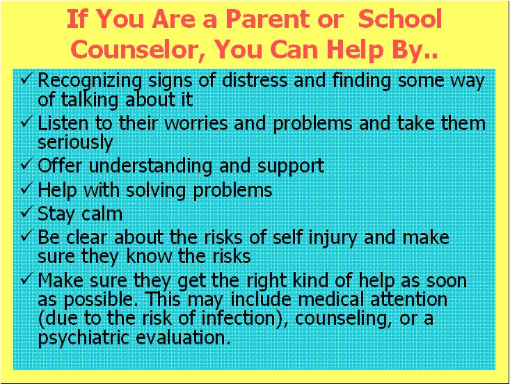 Parent or School Counselor cutters CEUs 